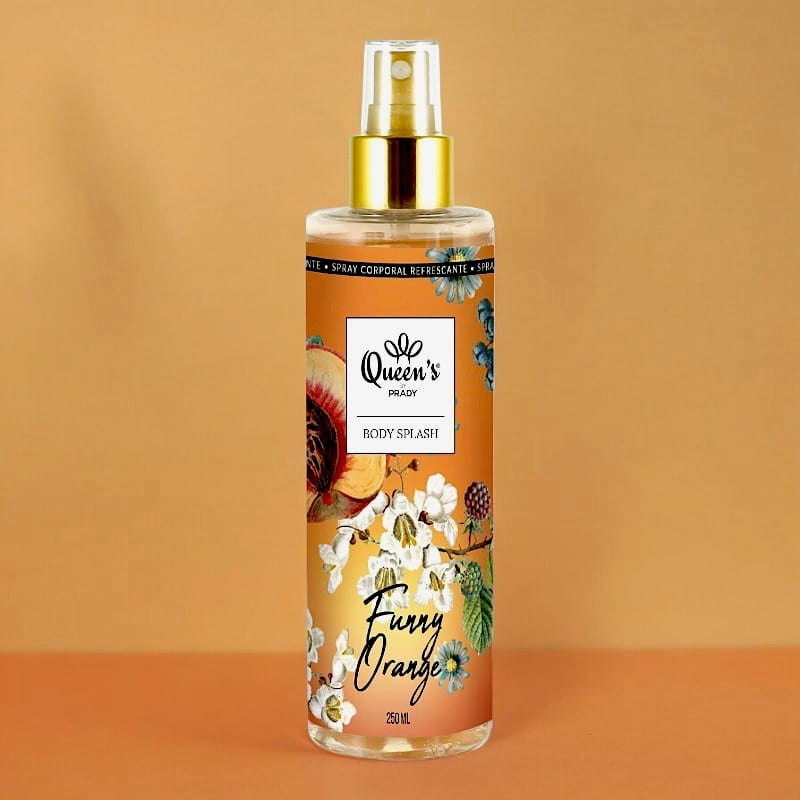 Body Splash Funny Orange